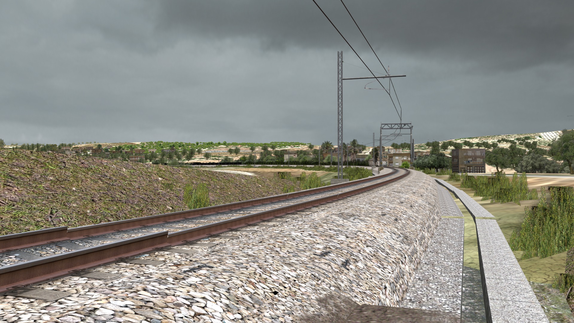 The Track is supposed to be Superelevated, but, the program shows only the TrackProfile Section with no Superelevation